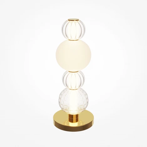 Настольная лампа Maytoni Collar MOD301TL-L18G3K1 (LED, 220V, выключатель, шарики)