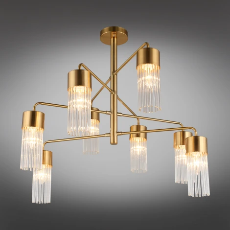 Люстра потолочная на штанге Cesana OML-67107-08 (220V)