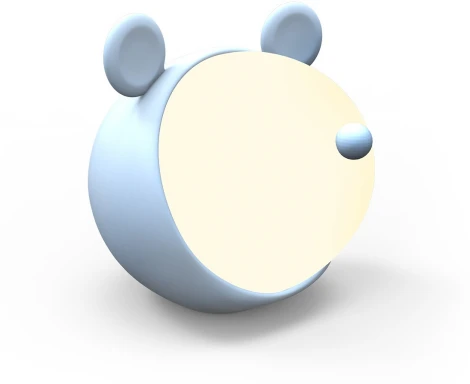 Светильник ночник настольный Gauss NN7026 GTL702 5W 200lm 2700-6000K 5V Li-ion 1200mA голубой диммируемый LED