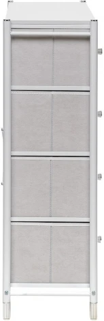 Комод Leset Нирита/Хайди, 8 ящиков, Белый (Сталь,Экокожа/Белый) арт.2500000209758