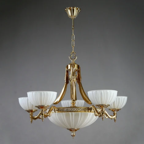 Подвесная люстра Ambiente by Brizzi Navarra 02228/5 WP (220V, на цепи)