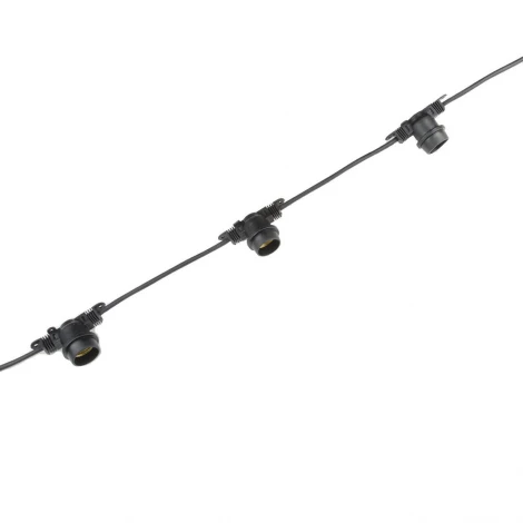 Гирлянда Uniel UDL-K110 40/E27/10M IP65 BLACK BELT-LIGHT