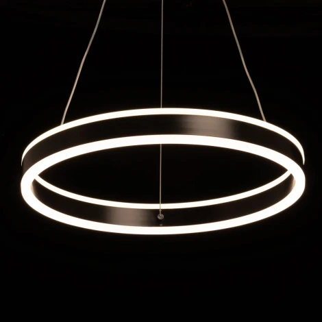 Подвесной светильник De City Платлинг 661019901 (регулировка яркости, LED, 220V, пульт управления, на тросе, кольцо)