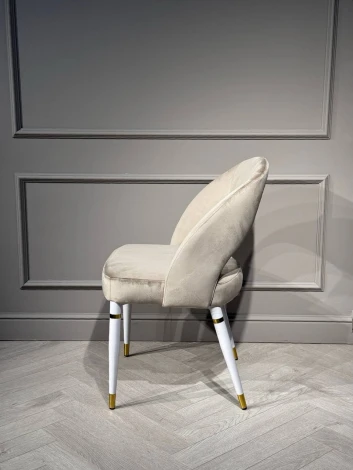 Стул обеденный IST-CASA Оливия ART2367-BG, бежевый /белый