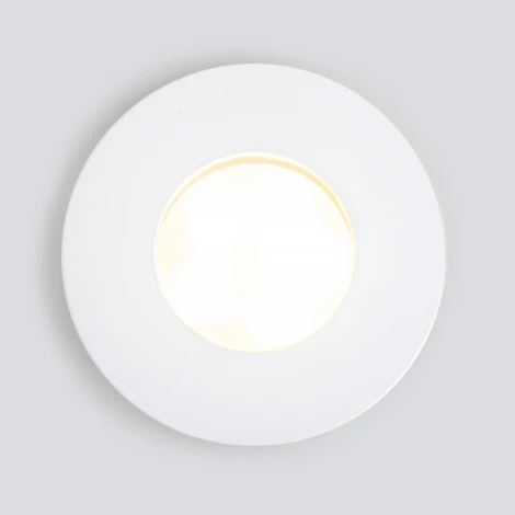 Встраиваемый точечный светильник Elektrostandard 125 MR16 белый матовый (220V, круглые, IP44)