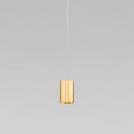 Подвесной светильник Solita 50249/1 латунь Eurosvet Piccolo 50248/1 LED/ золото (220V, на проводе, круглые)