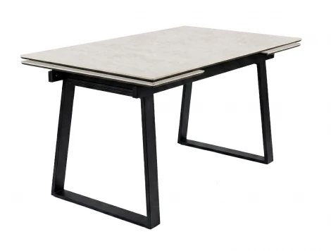 Стол DikLine DZ160 хромикс белый/черный (2 уп.) 00-00083506