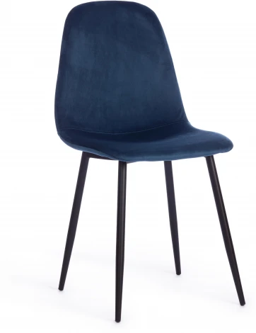 Стул BREEZE (mod. 4724) / 2 шт. в упаковке Tetchair (Вельвет,Металл/Синий) арт.24463