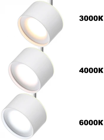 Трековый светильник Novotech Giro 358973 (LED, 220V, круглые)