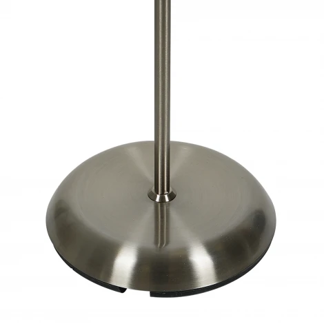 Торшер напольный Е27 и Е14, 2х60W. Серебристый/Белый Uniel UML-T520 E27+E14 SILVER/WHITE