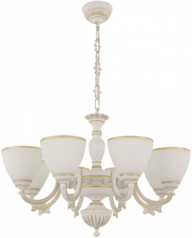 Подвесная люстра Arte Milano AM342837 342837/8 WT+G (220V, на цепи)