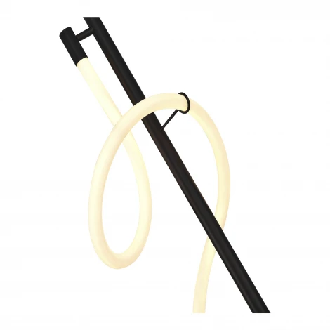 Подвесной светильник ST Luce Sagrato SL6102.403.16 Черный/Белый LED 1*16W 3000K (220V, на проводе)