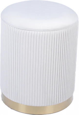 Пуф Шарлотта с ящиком велюр бежевый Stool Group арт.УТ000039500