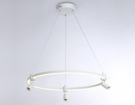 Подвесной светильник Ambrella COMFORT FL5292 (регулировка яркости, LED, 220V, пульт управления, на тросе, кольцо)