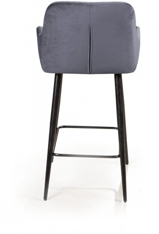 Стул полубарный Robert, бархат серый 27 Top Concept ROBERT 76776