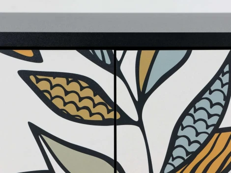 Тумба малая Boho Color ОГОГО (арт.599512), (ЛДСП/Черный)