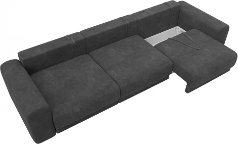 Диван прямой Лига-056 НПБ Лонг Лига Диванов (Велюр) арт.129145