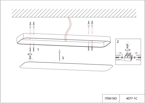Потолочный светильник Favourite Piano 4077-1C (LED, 220V)