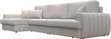 Диван угловой Лига-057 НПБ Лонг угол левый Лига Диванов (Замша) арт.129315L