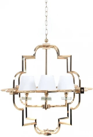 Подвесная люстра Lumina Deco Baltimore LDP 8020-4 GD+WT