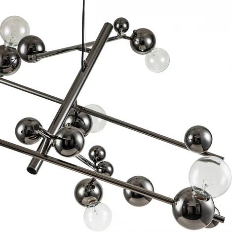 Подвесной светильник Indigo Saldo V000330 (220V, на тросе, шарики, молекулы)