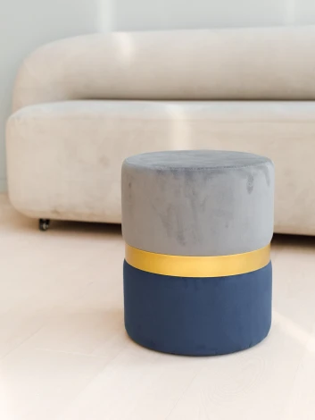 Пуф Dreambag Колорадо Серо-Синий 13665