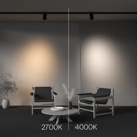 Трековый светильник трехфазный 15W 220V Maytoni Alfa TR199-3-15W4K-M-B (LED, круглые)