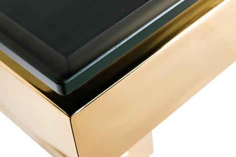 Консольный стол Garda Decor 58DB-CST18166 (Золото/Черный)