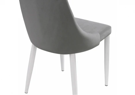 Стул Woodville на металлокаркасе Kora white / gray 15221
