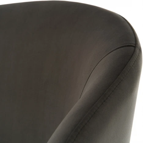 Стул-полукресло Bradex Home Emil графит с золотыми ножками (RF 0544)