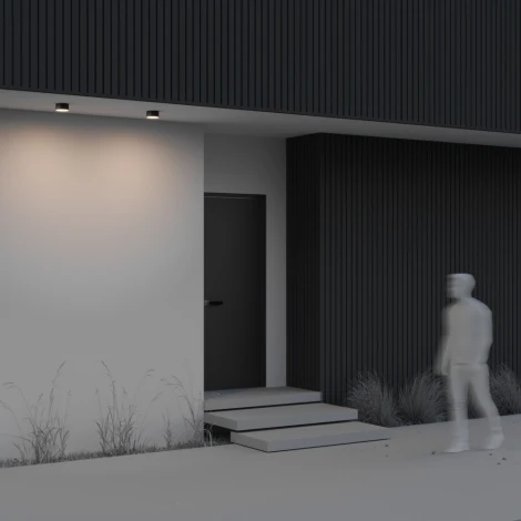 Уличный потолочный светильник Maytoni Zon IP O430CL-L15B3K (LED, 220V, круглые)