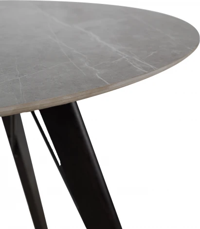 Стол обеденный обеденный JET CERAMIC круглый d-80 (Дерево бук, Венге) CA Wenge Pietra di luna 80x80