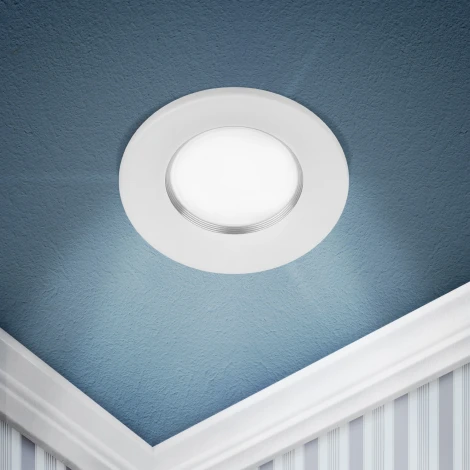 Встраиваемый точечный светильник ЭРА KL107 WH/SL (12V, круглые)