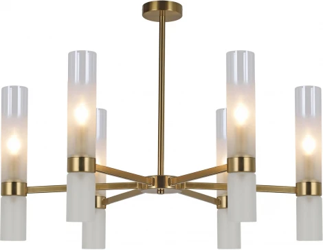 Потолочная люстра на штанге ILLUMICO IL0279-6P-79 BRASS