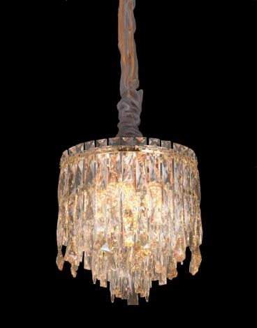 Подвесная люстра Fluorite The Empress FL1061-5P (220V, хрусталь, на цепи, круглые)