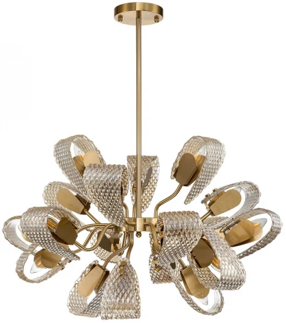 Потолочная люстра на штанге Fless V000345 (11033/18R Amber) (220V)