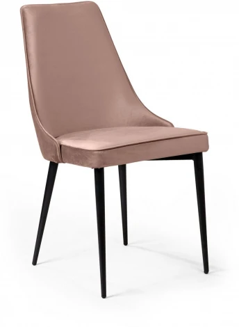 Стул Top Concept Oliver, бархат бежевый 5/ черный конус