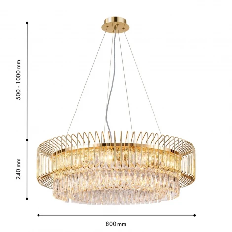 Подвесная люстра Favourite Subito 4779-10P