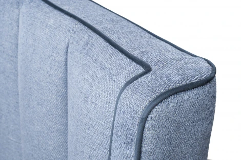 Кровать Odry c подъем.мех. шенилл синий Natur Sin 206*220*120 Garda Decor