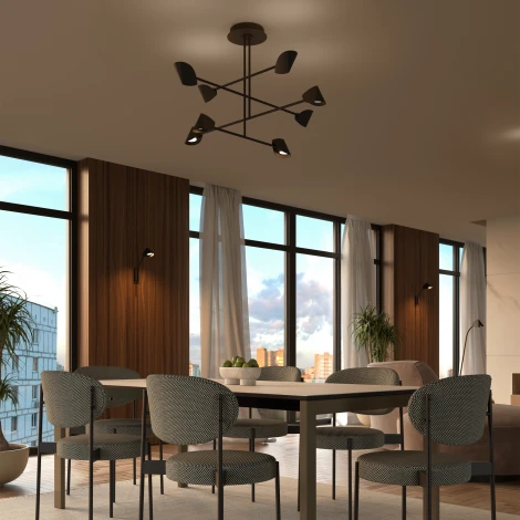 Потолочная люстра на штанге Mantra Capuccina 7578 (LED, 220V)