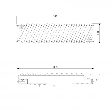 Настенный светильник светодиодный хрустальный Eurosvet Solis 101005 LED