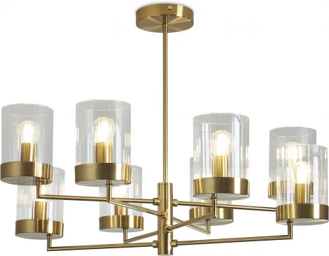 Потолочная люстра на штанге Freya Clip FR5426PL-08BS (220V)