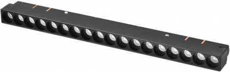 Трековый магнитный светильник Downlight 48V iLedex Vision48/22 4822-002-L350-18W-38DG-4000K-BK