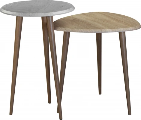 Стол журнальный BeautyStyle 2 дуб дымчатый/шимо Mebelik арт.006759