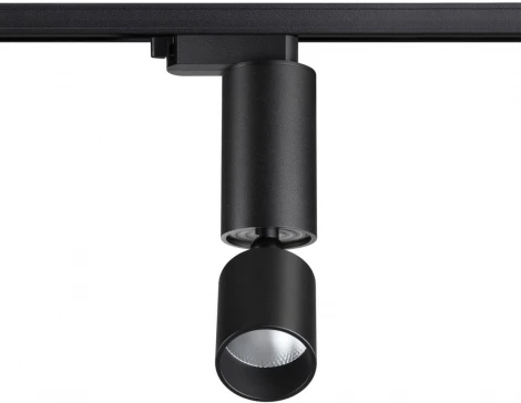 Светильник трековый однофазный трехжильный Novotech Tubo 359321 черный LED 10W 85-265V 3000K 1100Лм (220V, круглые)