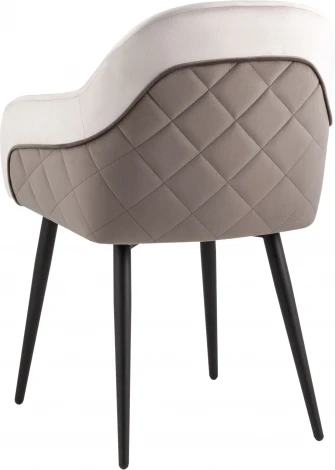 Стул Новел New велюр светло-серый с темно-серой спинкой Stool Group арт.УТ000039824