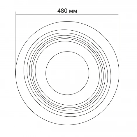 Светодиодный светильник потолочный 90Вт с ПДУ Lumin'arte Lily CLL53