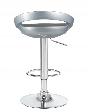 Набор 2 шт стул барный DOBRIN DISCO (серебряный)