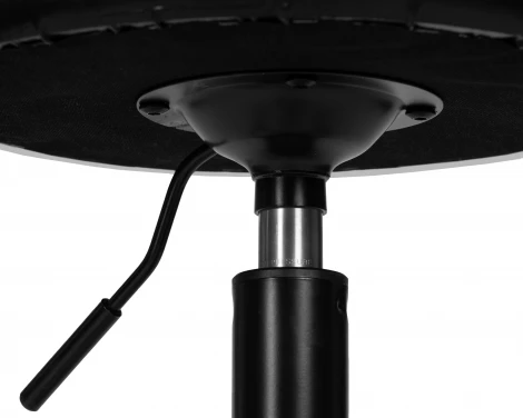 Табурет мастера DOBRIN BILLY BLACK (чёрный) 3051_BlackBase-LM BLACK, цвет сиденья чёрный, основания чёрный