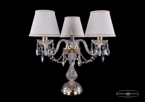 Интерьерная настольная лампа Bohemia 1406 1406L/3/141-39/G/SH40a-160